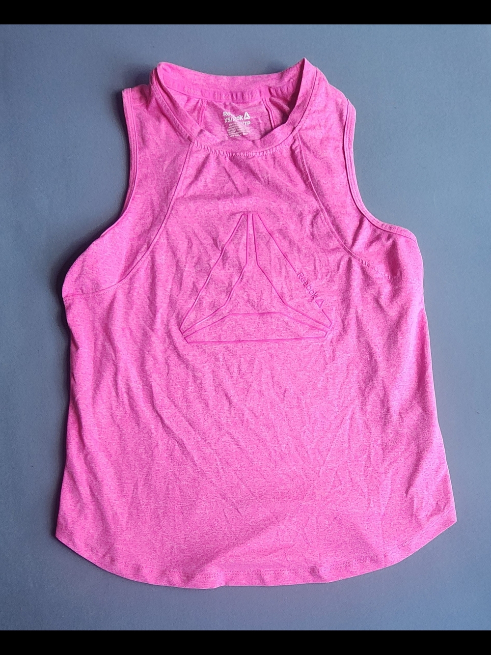 Reebok Women's Pink Sleeveless Performance Tank Size XS